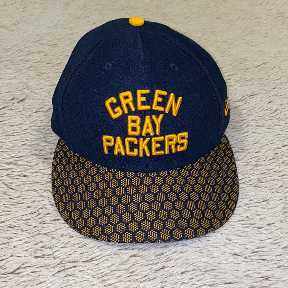 New Era 59fifty Green Bay Packers Vintage Hat - Fitted Size 7 1/4